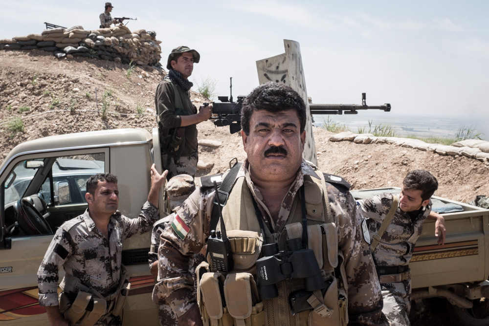 Peshmerga offensive during the liberation of the Turkmen village of Bashir, southern Kirkuk Province, April 30, 2016. (Photo: Kurdistan24/Alexandre Afonso)